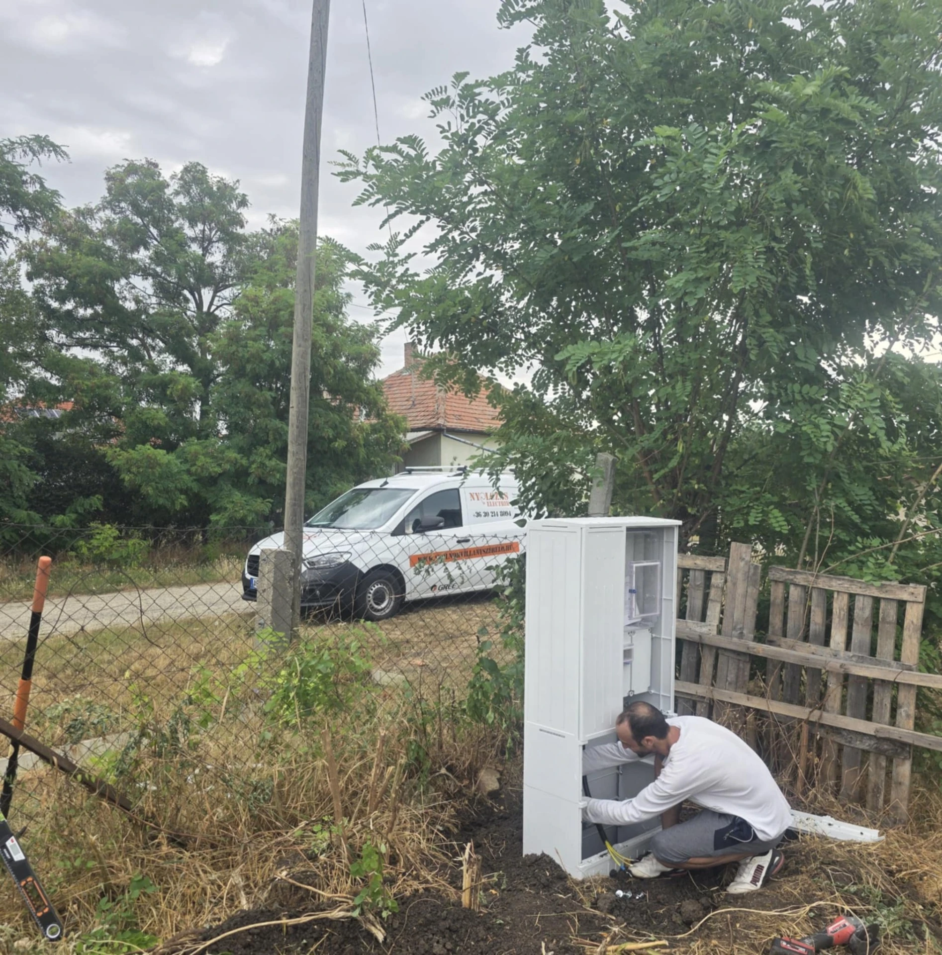 Villanyszerelés munka 7